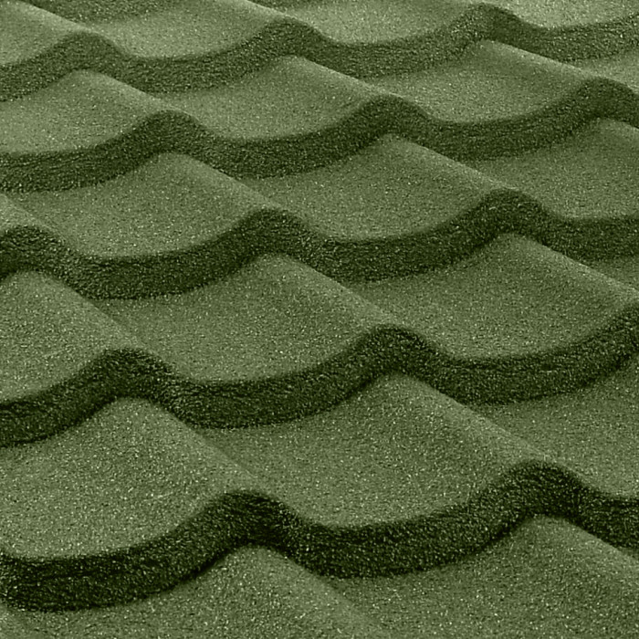 Композитна черепиця QueenTile STANDARD 1-тайловий лист