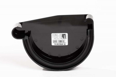 Заглушка ринви PROFiL ліва 90 чорна