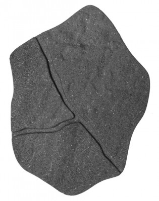 Декор для доріжок для саду, 38х51 см, сірий, &quot;камінь&quot;