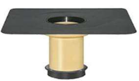 Надставний елемент із поліуретану SitaStandard з ПВХ- фартухом, висота 520 мм