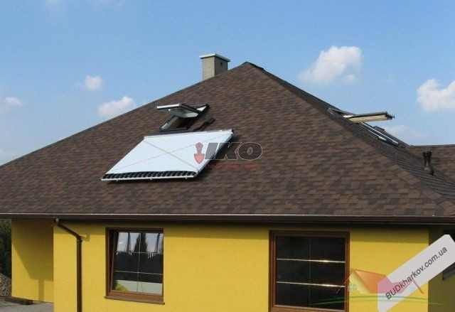 Ламінована бітумна черепиця IKO Cambridge (Канада)