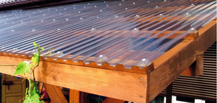 ПВХ Onduclair Greca 76/18 трапеція 2*0,9 м. 0,8мм прозорий