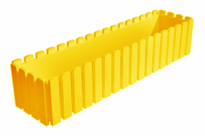Кашпо Plastkon &quot;Fency&quot; 75 см, жёлтый