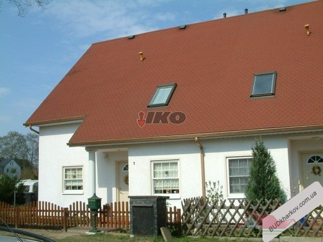 Самоклеющаяся черепица IKO BiberShield (Бельгия)