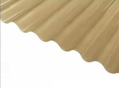 ПВХ Onduclair Iron хвиля 2*0,9 м. 0,8мм бронза 