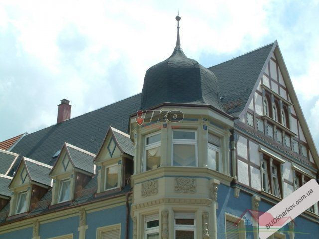 Самоклеющаяся черепица IKO DiamantShield (Бельгия)