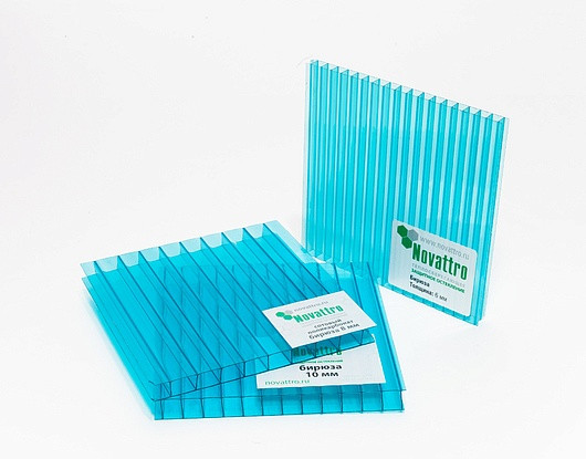 Стільниковий полікарбонат OSCAR 10мм, у кольорі