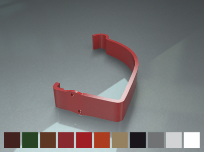 Крюк ринви Комбі 125/90 білий