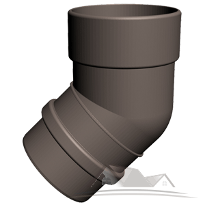 Коліно 140mm Docke LUX  45°