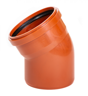 Коліно ПВХ Profil зовн.канал. 160/30° SN 8