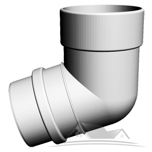 Колено 140mm Docke LUX  72°