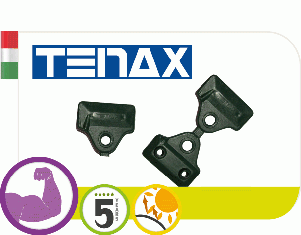 Клипса полимерная Tenax "CLIPS RETE 50" зеленая (500 шт)