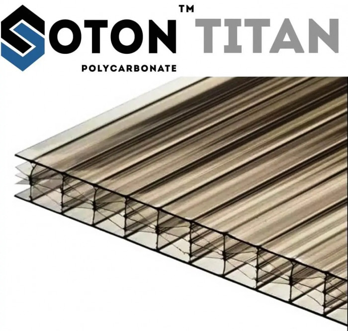 Полікарбонат посилений SOTON TITAN 16мм бронза