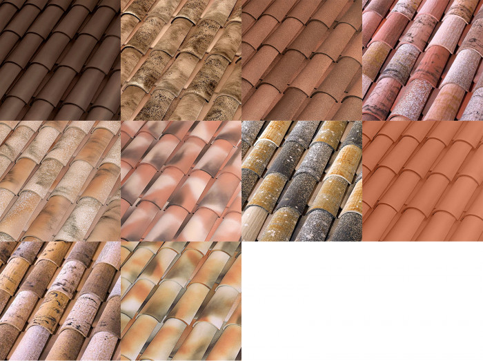 Керамічна черепиця Tejas Borja Чернець-чернець