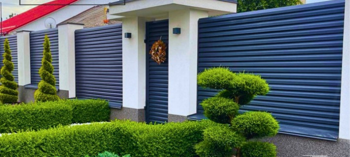 Паркан ЖАЛЮЗІ двосторонній готова секція