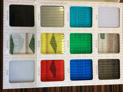 Стільниковий полікарбонат КІВІ прозорий 16мм