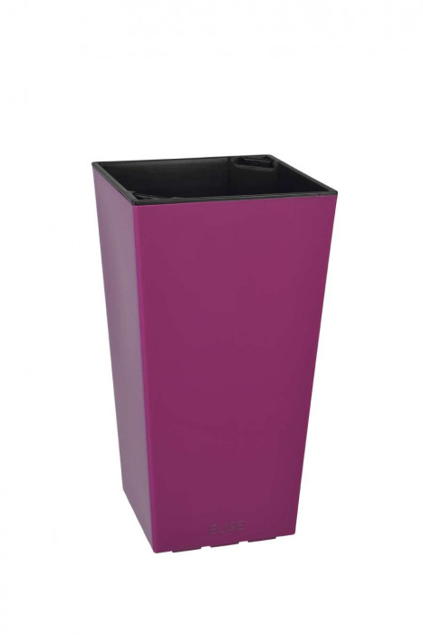 Кашпо Plastkon "ELISE" 20х20х36 см, матовый, фуксия