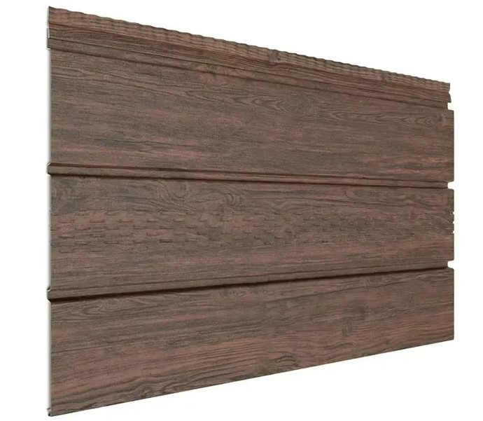 Софит металлический с перфорацией под дерево