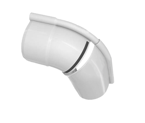 Кут жолоба 120°-145° ПВХ Альта-Профіль Еліт 125/95