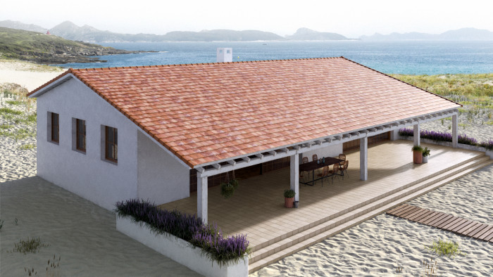 Керамічна черепиця Tejas Borja Flat 5 XL Borja EXTREM 