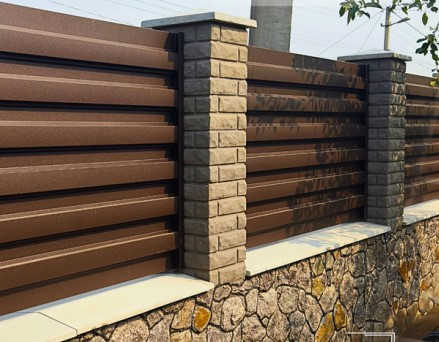 Паркан РАНЧО № 2 двосторонній готова секція 