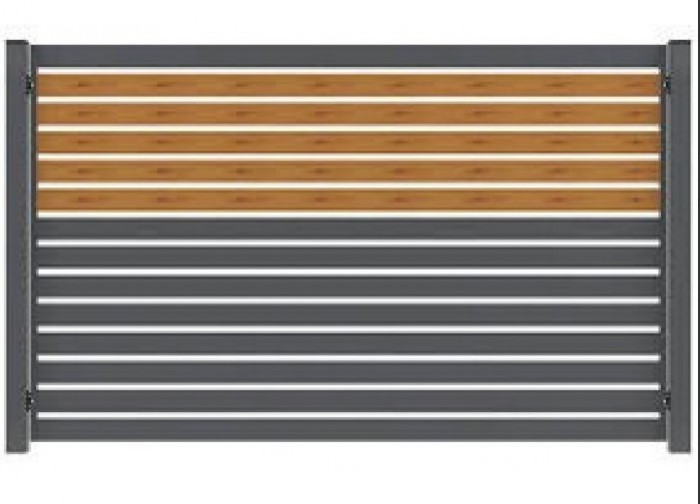 Паркан РАНЧО №3 готова секція