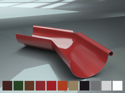 Кут ринви зовнішній 125/90 білий 135°